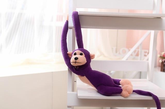 60cm Kawaii Long Arm Monkey from Arm to Tail Plush Toys Baby Sleeping Appease Animal Dolls Stuffed Plush Monkey Kids Gift Toys