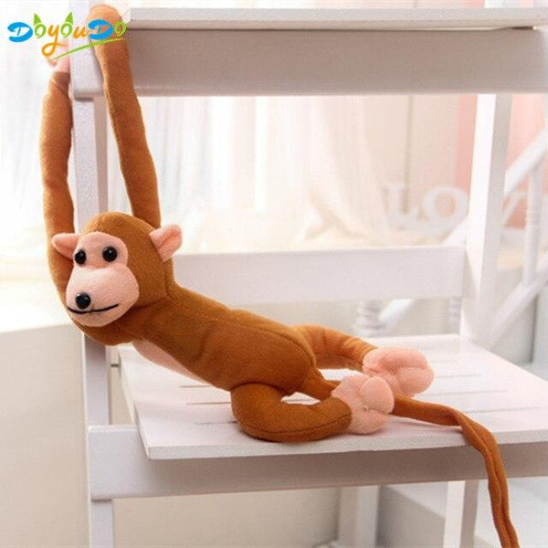 60cm Kawaii Long Arm Monkey from Arm to Tail Plush Toys Baby Sleeping Appease Animal Dolls Stuffed Plush Monkey Kids Gift Toys