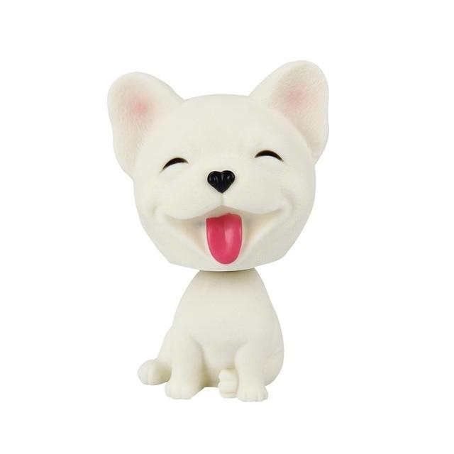 Car Ornament PVC Cute Shaking Head Dog Automobiles Interior Dashboard Swing Nodding Puppy Doll Decoration Ornaments Toys Gift