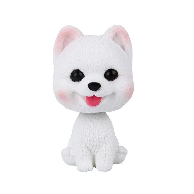 Car Ornament PVC Cute Shaking Head Dog Automobiles Interior Dashboard Swing Nodding Puppy Doll Decoration Ornaments Toys Gift