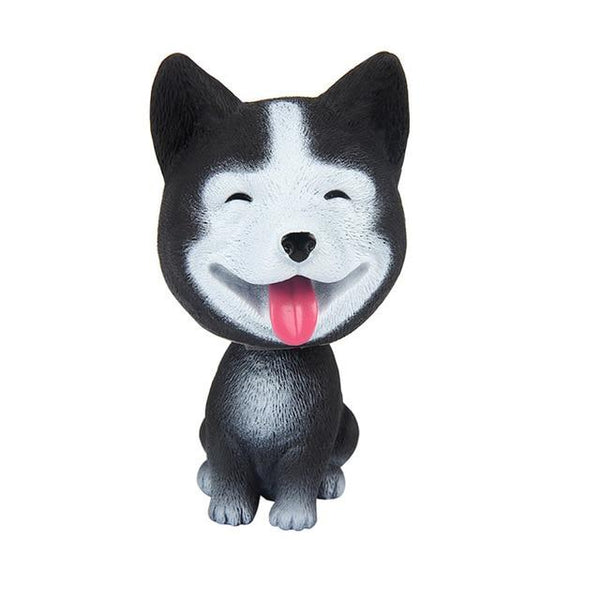 Car Ornament PVC Cute Shaking Head Dog Automobiles Interior Dashboard Swing Nodding Puppy Doll Decoration Ornaments Toys Gift