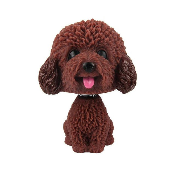 Car Ornament PVC Cute Shaking Head Dog Automobiles Interior Dashboard Swing Nodding Puppy Doll Decoration Ornaments Toys Gift