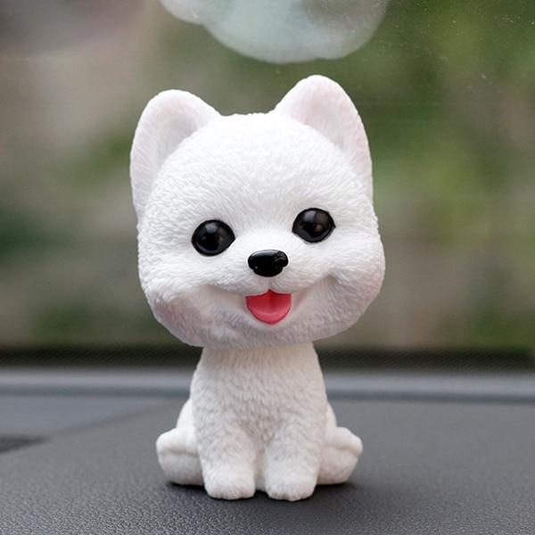 Car Ornaments Bobblehead Dog Nodding Puppy Toys Car Dashboard Decor Toy Lovely Wobble Shaking Head Dolls Auto interior Accessory