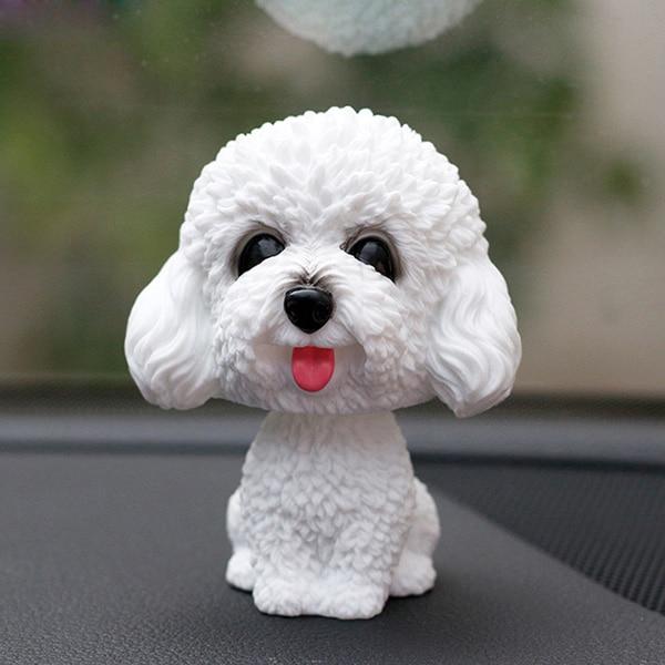 Car Ornaments Bobblehead Dog Nodding Puppy Toys Car Dashboard Decor Toy Lovely Wobble Shaking Head Dolls Auto interior Accessory