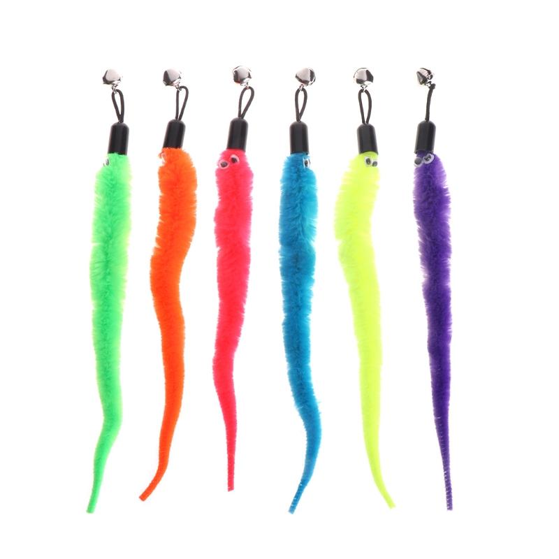 Cat Toy Plush Replacement Kitten Pet Dogs Teaser Funny Play Interactive Feather