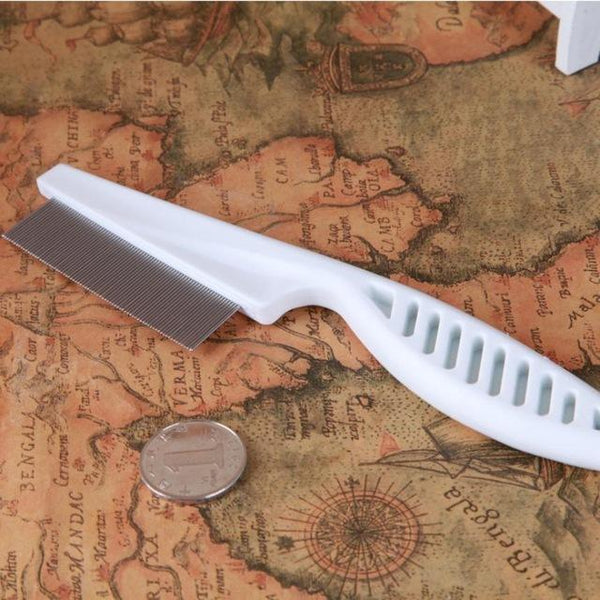 Puppy Dog Stainless Comb Dog Pet Hair Grooming Comb Flea Shedding Brush  dog accessories supplies animaux accessoires chien #TX4