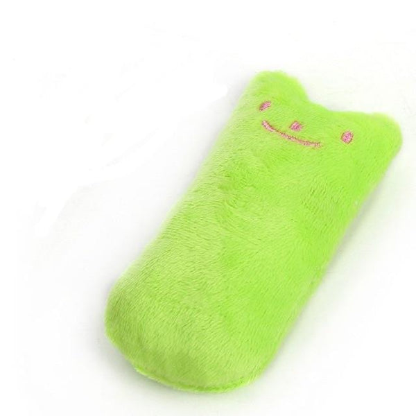 Teeth Grinding Catnip Toys Funny Interactive Plush Cat Toy Pet Kitten Chewing Toy  Claws Thumb Bite Cat mint For Cats Cat Supply