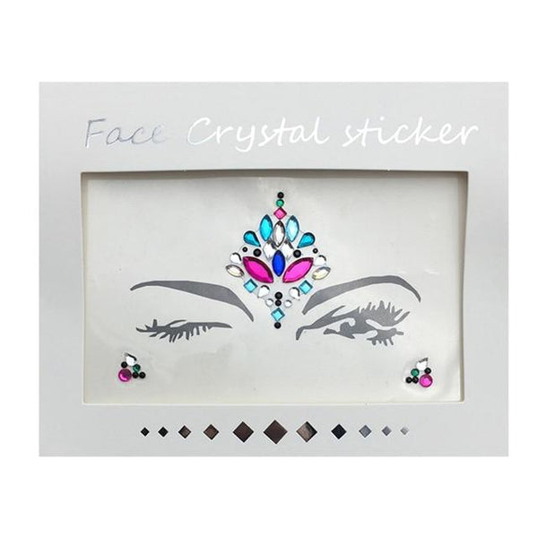 Temporary Rhinestone Glitter Tattoo Stickers Face Jewels Gems Festival Party Makeup Body Jewels Flash Fake Temporary Tattoos