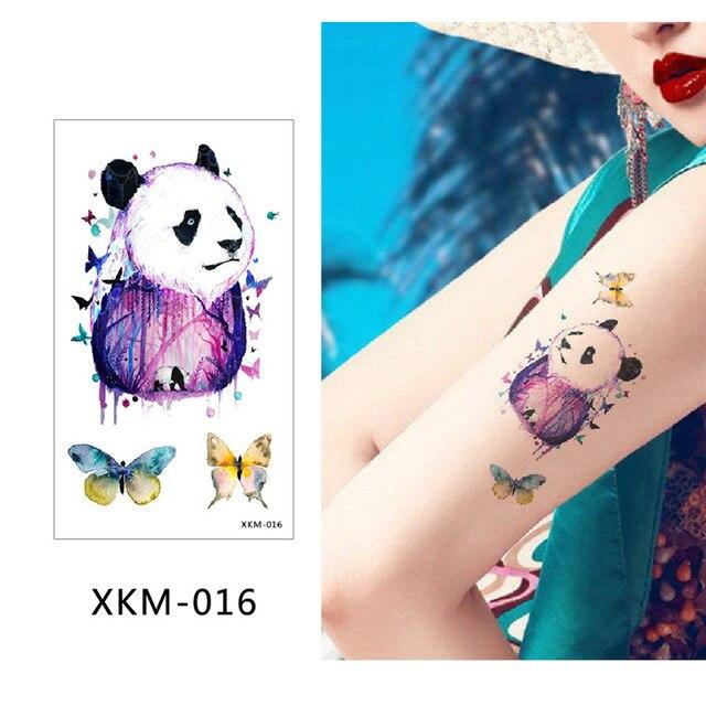 glaryyears New Designs 1 Piece Flower Body Tattoo Temporary Waterproof Flamingo Henna Animals DIY Art Tattoo Sticker 2019 XKM
