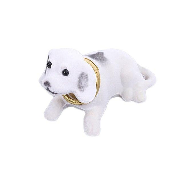 Car Ornaments Automobiles Dashboard Toys Shaking Head Dog Doll Cute Decoration Nodding Puppy Figures Auto Accessories Kids Gift
