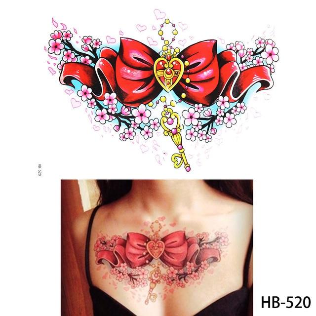 Glaryyears A Bit Big Arm Temporary Tattoo Sticker Sparrow Fake Tatoo Sleeve Flash Tatto Waterproof Body Art Women LC-734