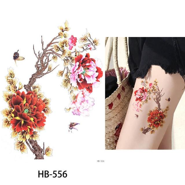 Glaryyears A Bit Big Arm Temporary Tattoo Sticker Sparrow Fake Tatoo Sleeve Flash Tatto Waterproof Body Art Women LC-734