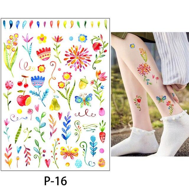 Glaryyears A Bit Big Arm Temporary Tattoo Sticker Sparrow Fake Tatoo Sleeve Flash Tatto Waterproof Body Art Women LC-734