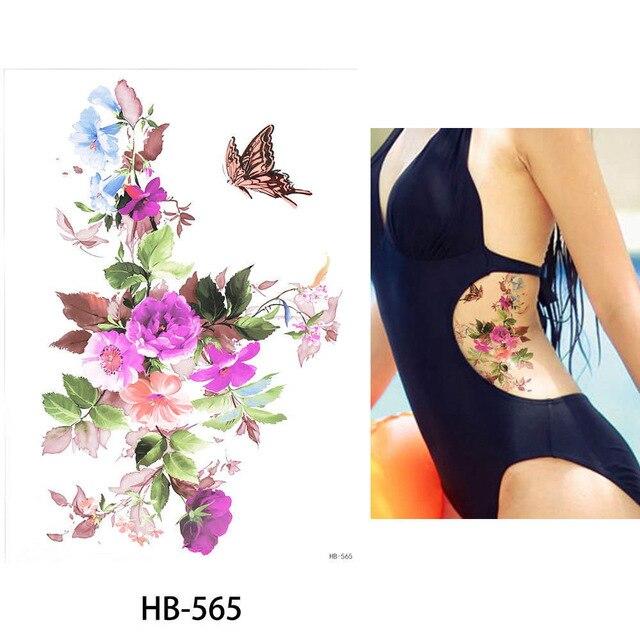 Glaryyears A Bit Big Arm Temporary Tattoo Sticker Sparrow Fake Tatoo Sleeve Flash Tatto Waterproof Body Art Women LC-734