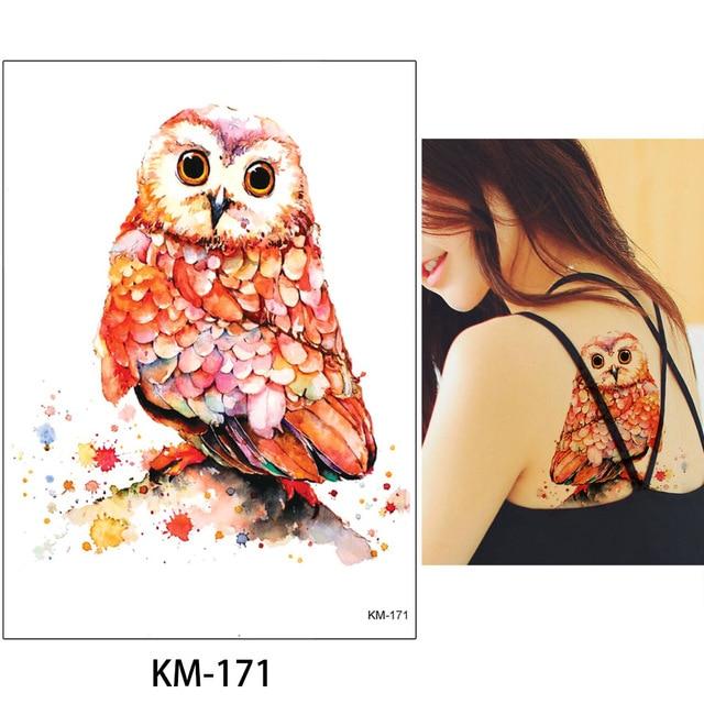Glaryyears A Bit Big Arm Temporary Tattoo Sticker Sparrow Fake Tatoo Sleeve Flash Tatto Waterproof Body Art Women LC-734