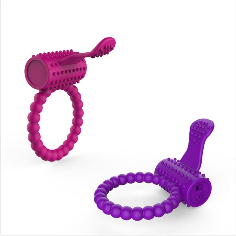 New Male Masturbation Delay Lock Fine Penis Silicone Shock Ring Erotic Toys Sex Products Sex Toys for Man Wholesale-50