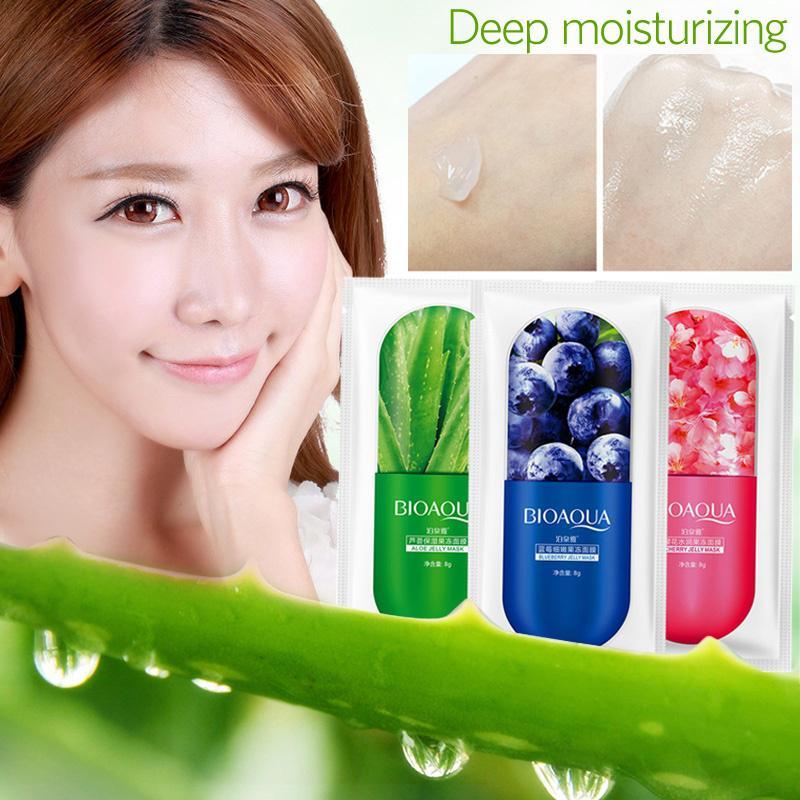 BIOAQUA Winter Women Facial Mask Sheet Deep Moisturizing Jelly Face Serum Whitening Moisture Nutritious Cream Essence Skin Care