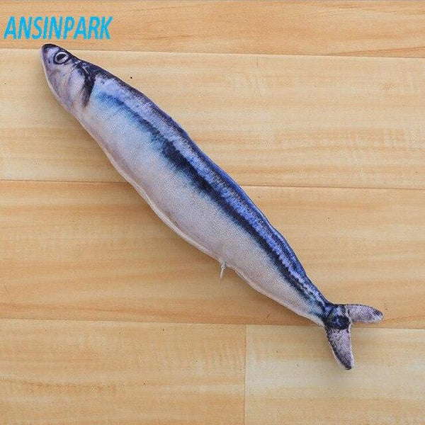 Plush Creative 3D Carp Fish Shape Cat Toy Gift Cute Simulation Fish Playing Toy For Pet Gifts Catnip Fish Stuffed Pillow Doll z1