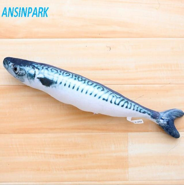 Plush Creative 3D Carp Fish Shape Cat Toy Gift Cute Simulation Fish Playing Toy For Pet Gifts Catnip Fish Stuffed Pillow Doll z1