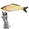 3D Creative Pet Cat Kitten Chewing Cat Toys Catnip Stuffed Fish Interactive Kitten Product cats Simulation Fish Playing Toy