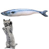 3D Creative Pet Cat Kitten Chewing Cat Toys Catnip Stuffed Fish Interactive Kitten Product cats Simulation Fish Playing Toy