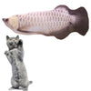 3D Creative Pet Cat Kitten Chewing Cat Toys Catnip Stuffed Fish Interactive Kitten Product cats Simulation Fish Playing Toy