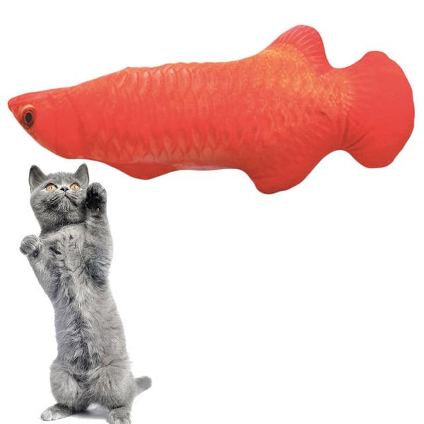 3D Creative Pet Cat Kitten Chewing Cat Toys Catnip Stuffed Fish Interactive Kitten Product cats Simulation Fish Playing Toy