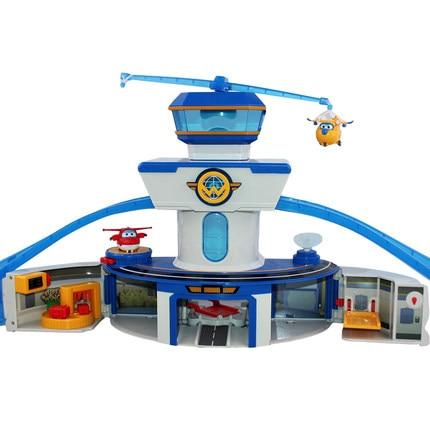 Newest 2018 Super Wings World Airport with Planes Action Figures toy super wing Transformation toys for for Childrens Gifts