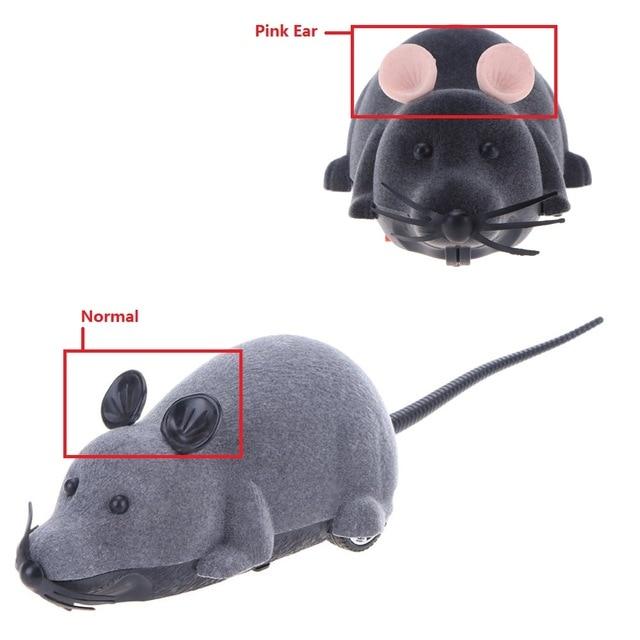 Mouse Toys Wireless RC Mice Cat Toys Remote Control False Mouse Novelty RC Cat Funny Playing Mouse Toys For Cats