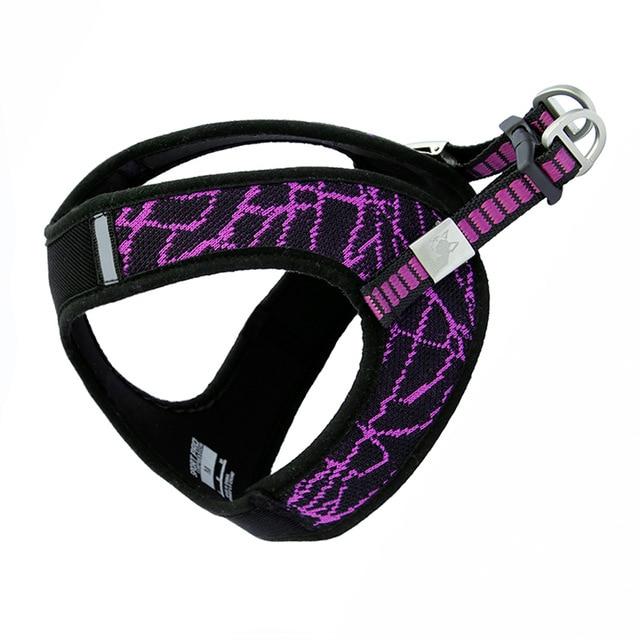 No Pull Mesh Dog Harness Dogs Harness Vest 3M Reflective Nylon Adjustable Step-in Pet Harnesses for French Bulldog Pitbull