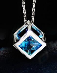Car Pendant Crystals Rubik's Cube Car Charms Rear View Mirror Decoration Automobile Ornaments Hanging trims Interior Suspension