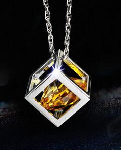 Car Pendant Crystals Rubik's Cube Car Charms Rear View Mirror Decoration Automobile Ornaments Hanging trims Interior Suspension