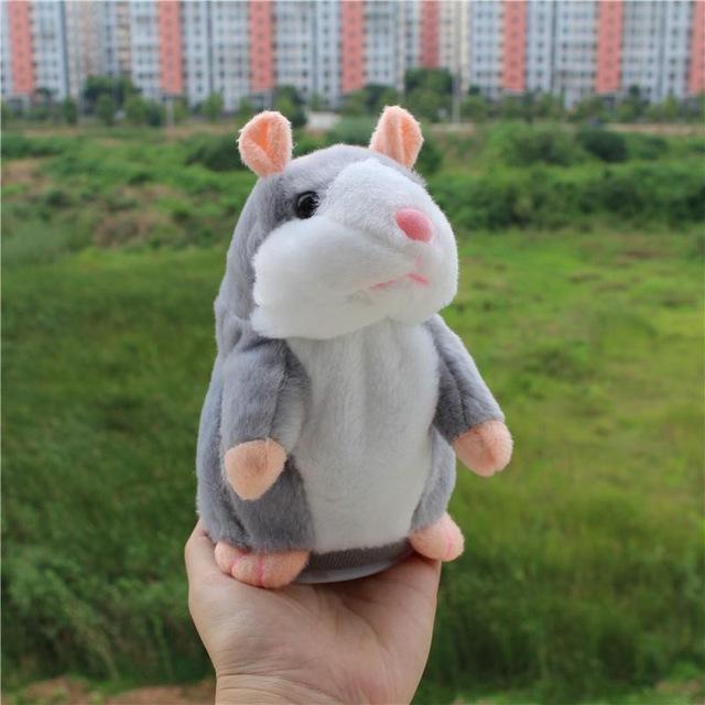 Genius Talking Hamster Electronic Pet Plush Toy Repeat What You Say Educational Talking Stuffed Animal Toys for Children
