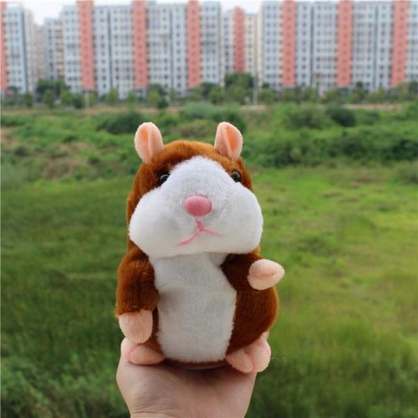 Genius Talking Hamster Electronic Pet Plush Toy Repeat What You Say Educational Talking Stuffed Animal Toys for Children