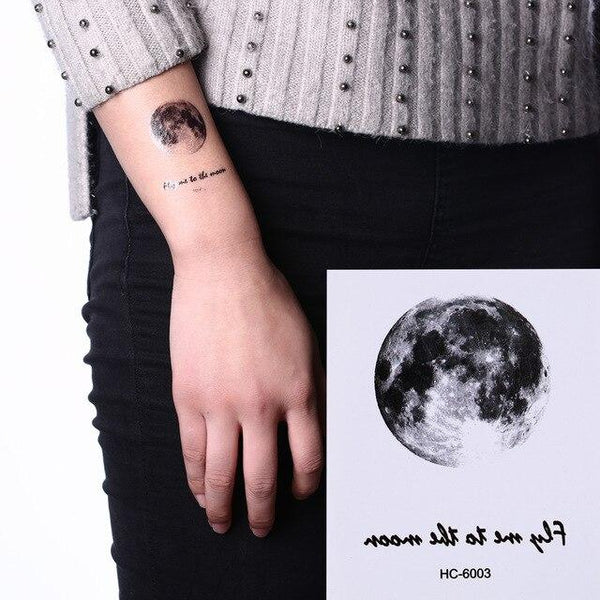 Sexy Black Cats Temporary Tattoo Body Art Arm Flash Tattoo Stickers 10.5*6cm Waterproof Fake Henna Painless Tatto Sticker