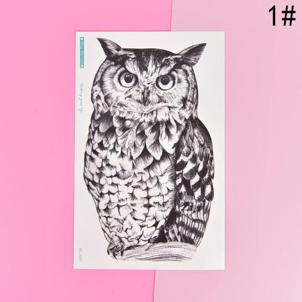Sexy Black Cats Temporary Tattoo Body Art Arm Flash Tattoo Stickers 10.5*6cm Waterproof Fake Henna Painless Tatto Sticker