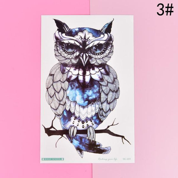Sexy Black Cats Temporary Tattoo Body Art Arm Flash Tattoo Stickers 10.5*6cm Waterproof Fake Henna Painless Tatto Sticker