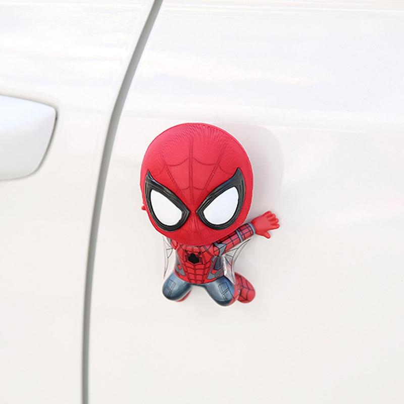 Car Accessories Cartoon Spider-Man Model Shake Head Toy Ornament Magnet Auto Interior Dashboard Decoration Sticker Doll Gifts