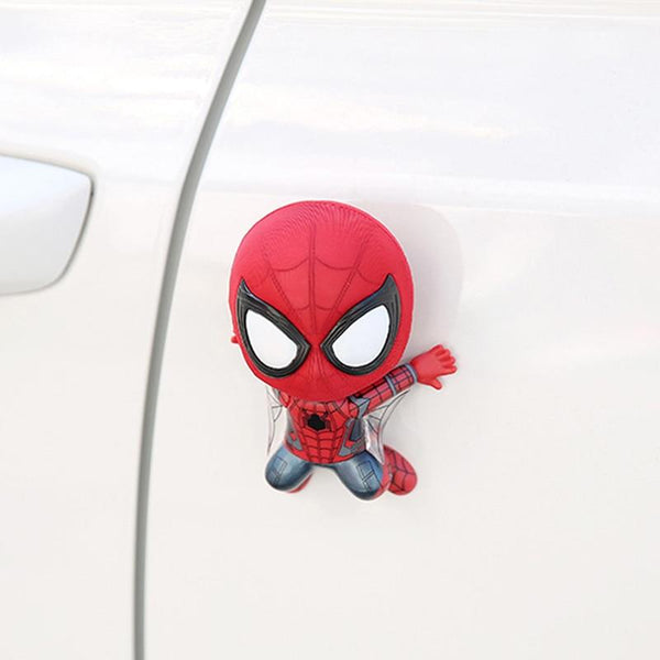 Car Accessories Cartoon Spider-Man Model Shake Head Toy Ornament Magnet Auto Interior Dashboard Decoration Sticker Doll Gifts