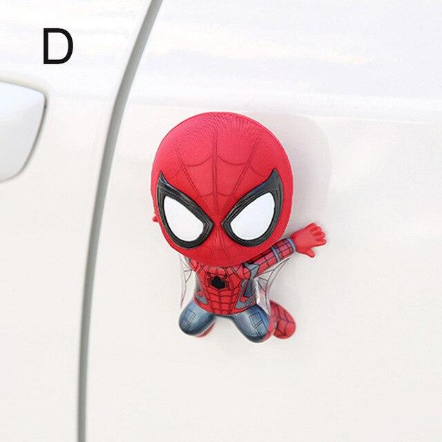 Car Accessories Cartoon Spider-Man Model Shake Head Toy Ornament Magnet Auto Interior Dashboard Decoration Sticker Doll Gifts