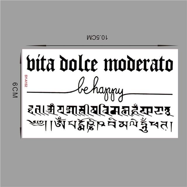 Waterproof temporary tattoo tatoo henna fake flash tattoo stickers Taty tatto  Fairy characters SYA055