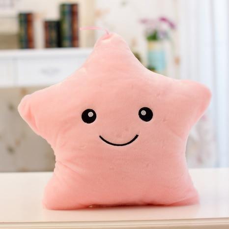 Luminous pillow Christmas Toys, Led Light Pillow,plush Pillow, Hot Colorful Stars,kids  Birthday Gift YYT214