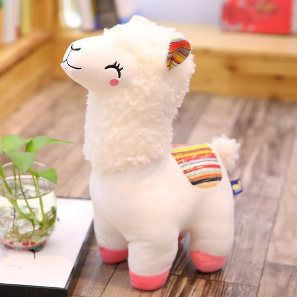 Lovely 25/35cm Alpaca Llama Plush Toy Doll Animal Stuffed Animal Dolls Soft Plush Alpaca For Kids Birthday Gifts 4 Colors