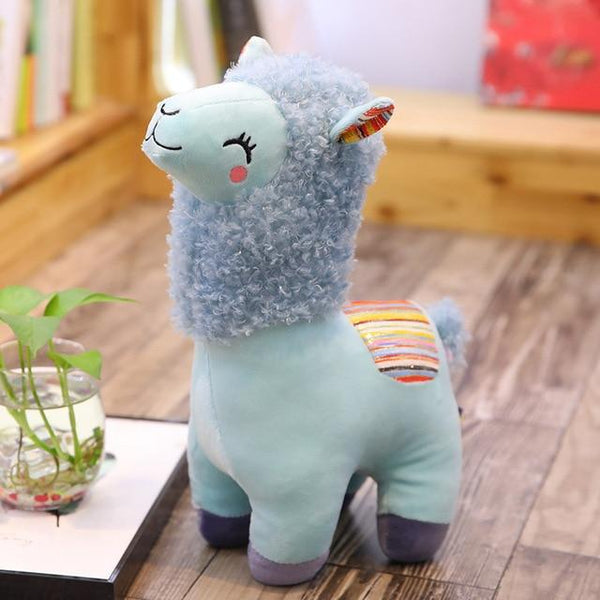 Lovely 25/35cm Alpaca Llama Plush Toy Doll Animal Stuffed Animal Dolls Soft Plush Alpaca For Kids Birthday Gifts 4 Colors