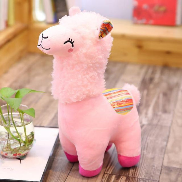 Lovely 25/35cm Alpaca Llama Plush Toy Doll Animal Stuffed Animal Dolls Soft Plush Alpaca For Kids Birthday Gifts 4 Colors
