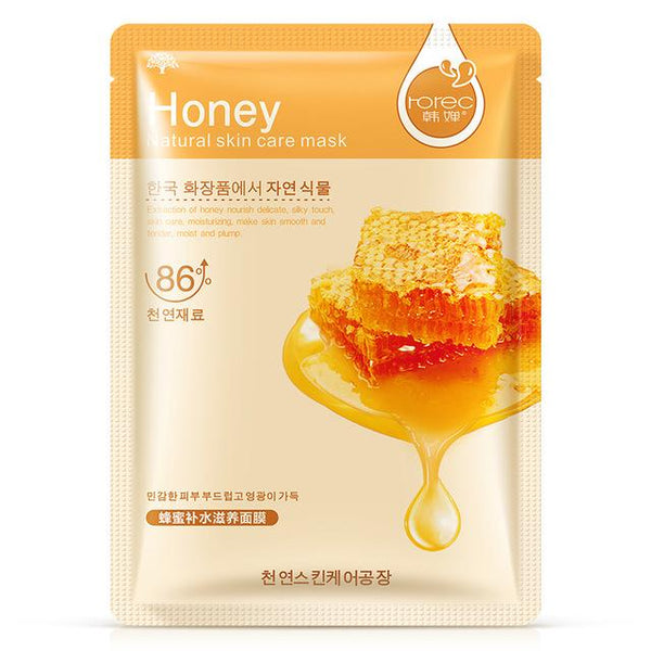 Aloe Vera Honey Facial Masks 1pcs Brand Natural Plant Facial Mask Moisturizer Whitening Oil Control Wrapped Mask Face Skin Care