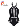 Andzhelika Sexy One-Piece Swimsuit Mesh Patchwork Swimwear Strapless Girl Backless Bodysuit Summer Bathing Suit Monokini AK75064