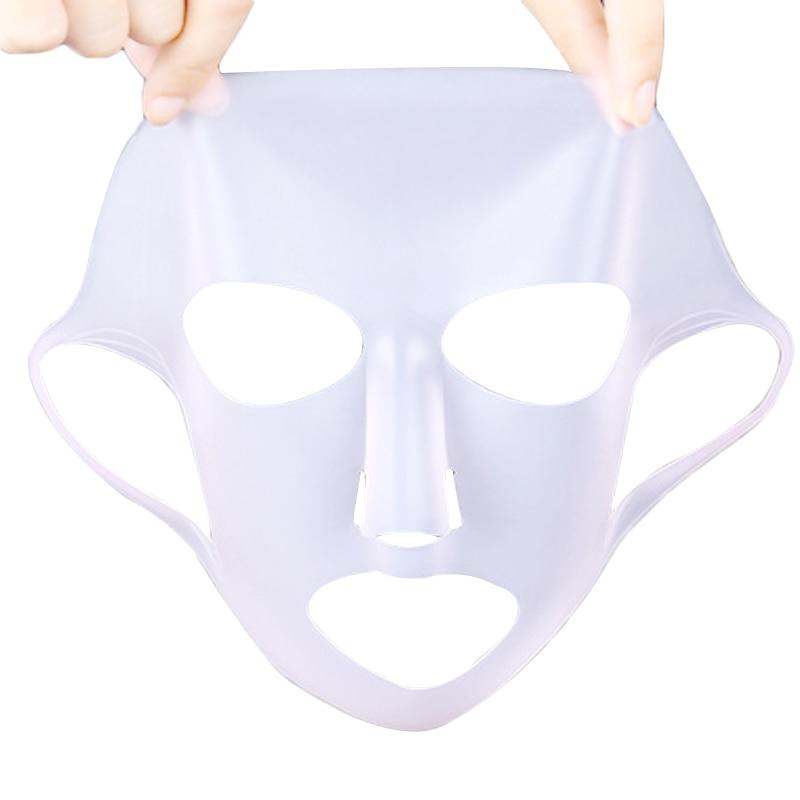 efero Silicone Unisex Face Mask Sheet Mask Anti-off Mask Ear Fixed Prevent Essence Evaporating Reusable Face Mask Makeup Tools