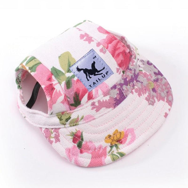 Dog Hat With Ear Hole Summer Baseball Cap For Small Pet Dogs Accessories Oxford Cloth Breathable Handsome Cool Doggie