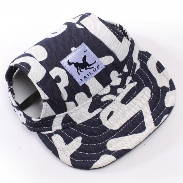Dog Hat With Ear Hole Summer Baseball Cap For Small Pet Dogs Accessories Oxford Cloth Breathable Handsome Cool Doggie